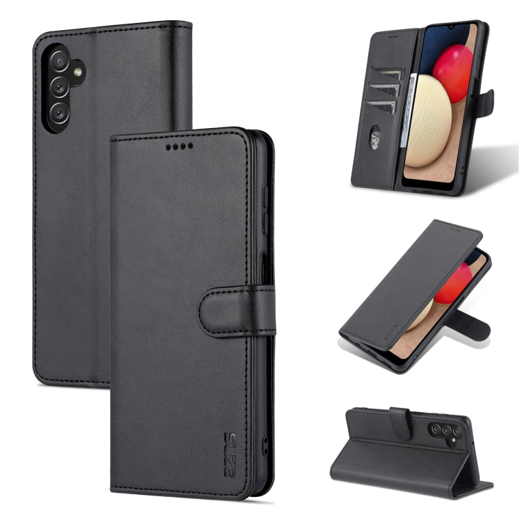 AZNS Skin Feel Calf Texture Horizontal Flip Leather Phone Case – Card Slot, Flip, Leather, For vivo Y71t / V21e 5G, For Samsung Galaxy A13 5G, For Samsung Galaxy S22 Ultra 5G For Samsung Galaxy A13 5G Black