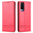 AZNS Magnetic Calf Texture Horizontal Flip Leather Phone Case – Magnetic, Flip, Leather, For vivo Y71t / V21e 5G, For Samsung Galaxy M52 5G