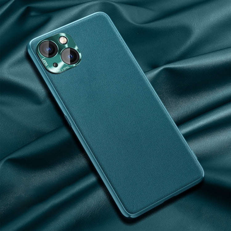 Case – Leather (iPhone 13 mini) #23 For iPhone 13 Cyan
