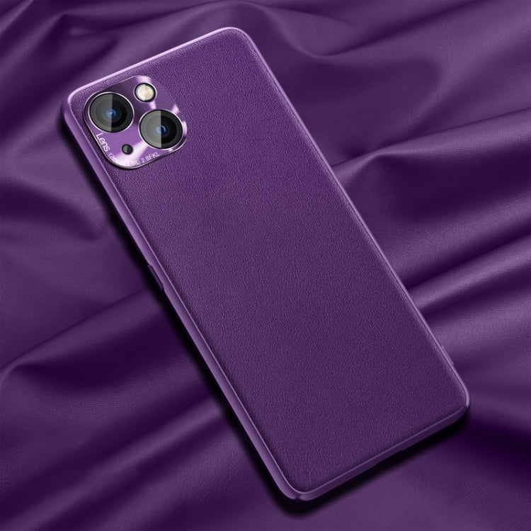 Case – Leather (iPhone 13 mini) #23 For iPhone 13 Purple