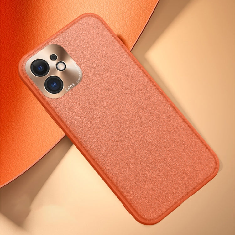 Case – Leather (iPhone 13 mini) #23 For iPhone 12 mini Orange