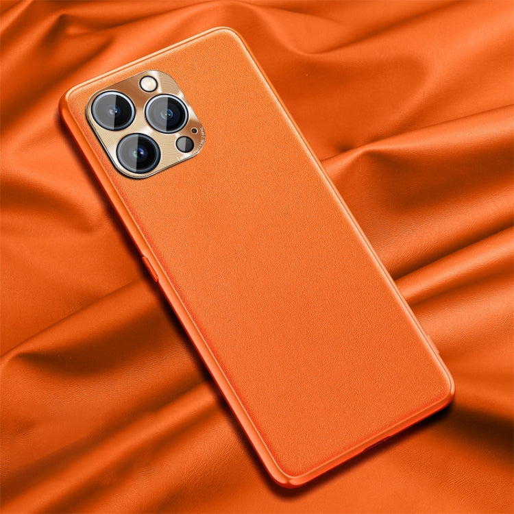 Case – Leather (iPhone 13 mini) #23 For iPhone 12 Pro Max Orange