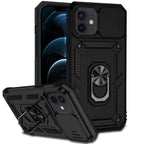 Sliding Camshield Holder Phone Case, For iPhone 12 / 12 Pro, For iPhone... For iPhone 12 12 Pro Black
