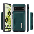 DG.MING M2 Series 3-Fold Multi Card Bag + Magnetic Back Cover Case – Magnetic, Card Slot, Leather, For Google Pixel 6 Pro