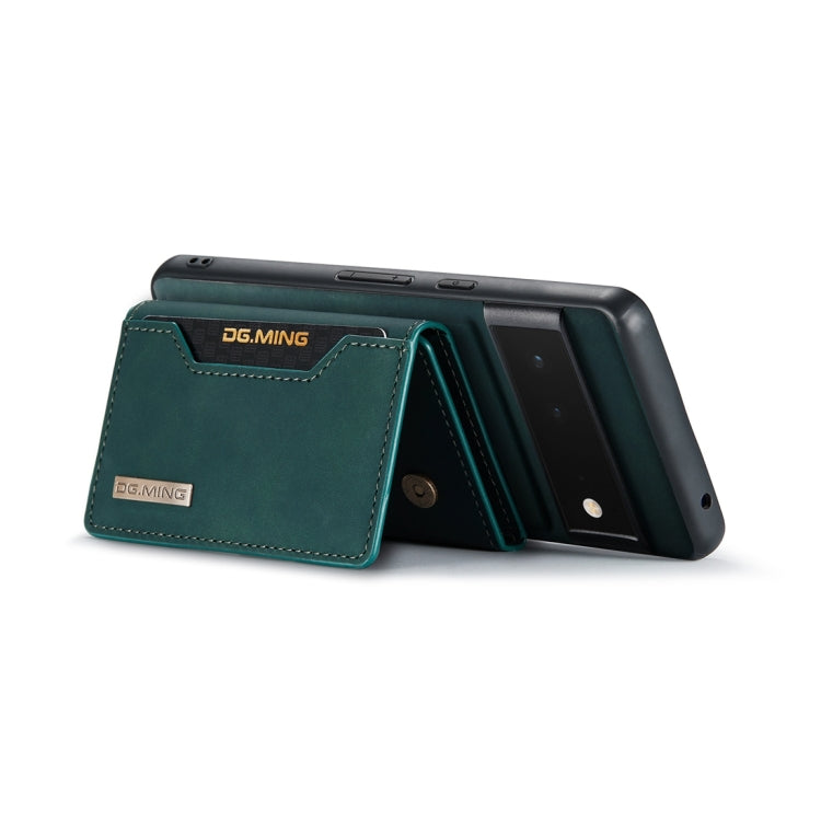 DG.MING M2 Series 3-Fold Multi Card Bag + Magnetic Back Cover Case – Magnetic, Card Slot, Leather, For Google Pixel 6 Pro