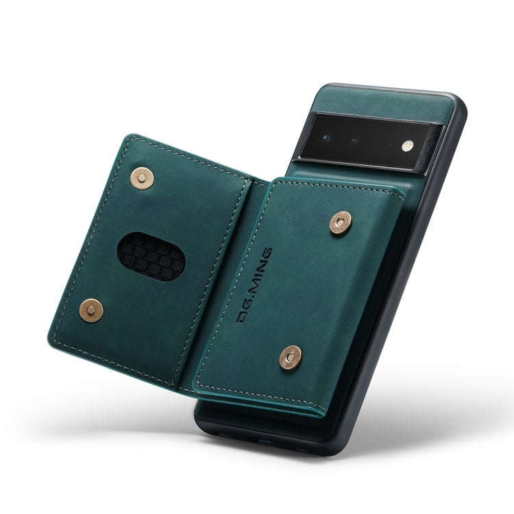 DG.MING M2 Series 3-Fold Multi Card Bag + Magnetic Back Cover Case – Magnetic, Card Slot, Leather, For Google Pixel 6 Pro