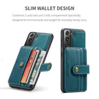 JEEHOOD RFID Blocking Anti-Theft Magnetic PU + TPU Phone Case, For Samsung Galaxy S22 5G, For Samsung Galaxy S22+ 5G