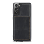 JEEHOOD Magnetic Zipper Horizontal Flip Phone Leather Case, For Samsung Galaxy S22 5G, For Samsung Galaxy S22+ 5G