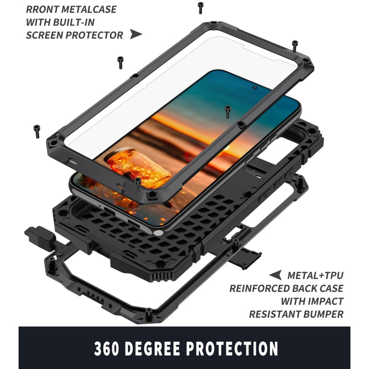 Metal + Silicone Holder Phone Case – Durable Build, Easy to Use, For Samsung Galaxy S22 5G, For Samsung Galaxy S22+ 5G, For Samsung Galaxy S22 Ultra 5G