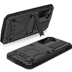 Metal + Silicone Holder Phone Case – Durable Build, Easy to Use, For Samsung Galaxy S22 5G, For Samsung Galaxy S22+ 5G, For Samsung Galaxy S22 Ultra 5G