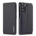 LC.IMEEKE Hon Ancient Series Horizontal Flip Leather Phone Case, For Samsung Galaxy S22 5G, For Samsung Galaxy S22+ 5G, For Samsung Galaxy S22 Ultra 5G For Samsung Galaxy S22 5G Black