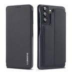 LC.IMEEKE Hon Ancient Series Horizontal Flip Leather Phone Case, For Samsung Galaxy S22 5G, For Samsung Galaxy S22+ 5G, For Samsung Galaxy S22 Ultra 5G For Samsung Galaxy S22 5G Black