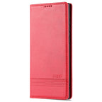 AZNS Magnetic Calf Texture Horizontal Flip Leather Phone Case, For Samsung Galaxy S22 Ultra 5G