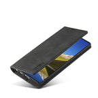 LC.IMEEKE Soft PU + TPU Magnetic Skin-friendly Feeling Leather Phone Case – Magnetic, Card Slot, Leather, For Samsung Galaxy S22 Ultra, For Samsung Galaxy S22