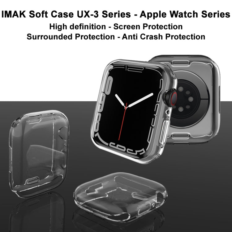 UX-3 Series TPU Protective Case For Apple Watch Series 9 / 8 / 7 41mm – TPU, For Apple Watch Series 9 / 8 / 7 41mm, For Apple Watch Series 9 / 8 / 7 45mm