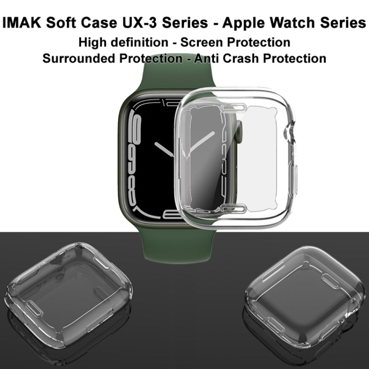UX-3 Series TPU Protective Case For Apple Watch Series 9 / 8 / 7 41mm – TPU, For Apple Watch Series 9 / 8 / 7 41mm, For Apple Watch Series 9 / 8 / 7 45mm