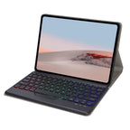 SFGOS Tri-color Backlit Tree Texture Bluetooth Keyboard Leather Case, SFGOS Black + Black, SFGOS Black + White – Leather, Bluetooth