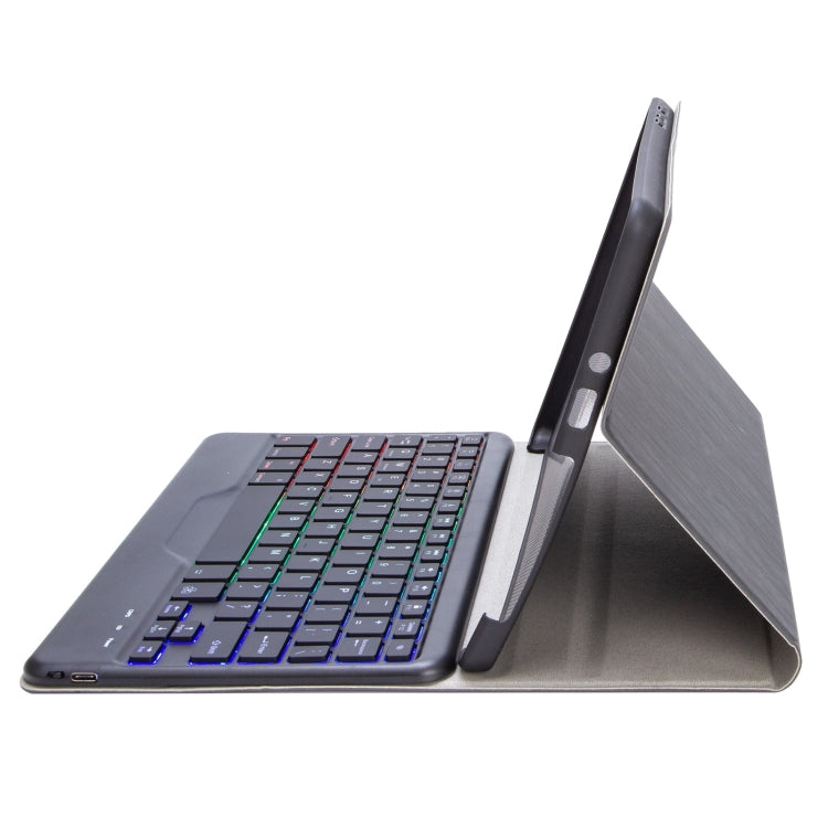 SFGOS Tri-color Backlit Tree Texture Bluetooth Keyboard Leather Case, SFGOS Black + Black, SFGOS Black + White – Leather, Bluetooth