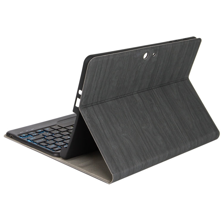 SFGOS Tri-color Backlit Tree Texture Bluetooth Keyboard Leather Case, SFGOS Black + Black, SFGOS Black + White – Leather, Bluetooth