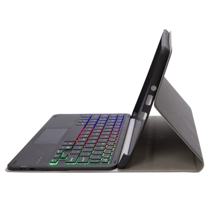 SFGO-AS Tree Texture Backlight Bluetooth Keyboard Leather Case with Touchpad, SFGO-AS – Leather, Bluetooth