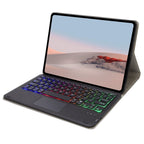 SFGO-AS Tree Texture Backlight Bluetooth Keyboard Leather Case with Touchpad, SFGO-AS – Leather, Bluetooth