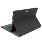 SFGO-AS Tree Texture Backlight Bluetooth Keyboard Leather Case with Touchpad, SFGO-AS – Leather, Bluetooth