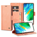 LC.IMEEKE PU + TPU Skin-friendly Feeling Leather Phone Case, For Samsung Galaxy S22+ 5G For Samsung Galaxy S22+ 5G Rose Gold