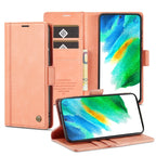 LC.IMEEKE PU + TPU Skin-friendly Feeling Leather Phone Case, For Samsung Galaxy S22+ 5G For Samsung Galaxy S22+ 5G Rose Gold