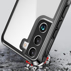 RedPepper Transparent Dot Shockproof Waterproof PC + TPU Phone Case, For Samsung Galaxy S22 5G, For Samsung Galaxy S22 Ultra 5G