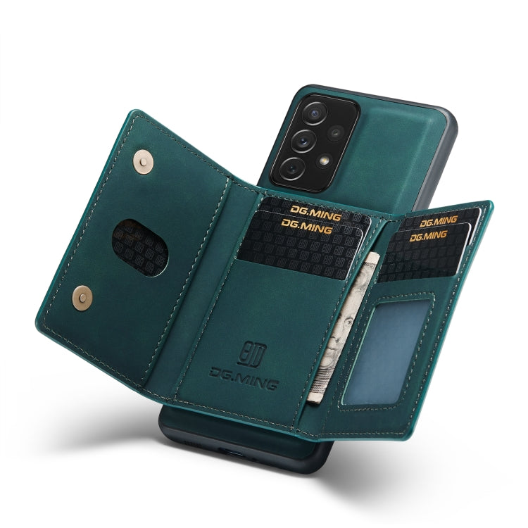 DG.MING M2 Series 3-Fold Multi Card Bag + Magnetic Phone Case – Magnetic, Card Slot, Leather, For Samsung Galaxy A33 5G, For Samsung Galaxy A53 5G, For Samsung Galaxy A73 5G