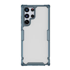 NILLKIN PC + TPU Phone Case – TPU, For Samsung Galaxy S22 Ultra 5G For Samsung Galaxy S22 Ultra 5G Blue