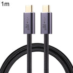 140W USB 2.0 USB-C / Type-C Male to USB-C / Type-C Male Braided Data Cable, 1m, 1.5m, 2m – Durable Build, Easy to Use
