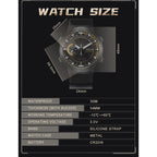 EDGE Sports Watch – HORNET Dual Digital Alarm Clock Timing Men Luminous Sports Watch, HORNET