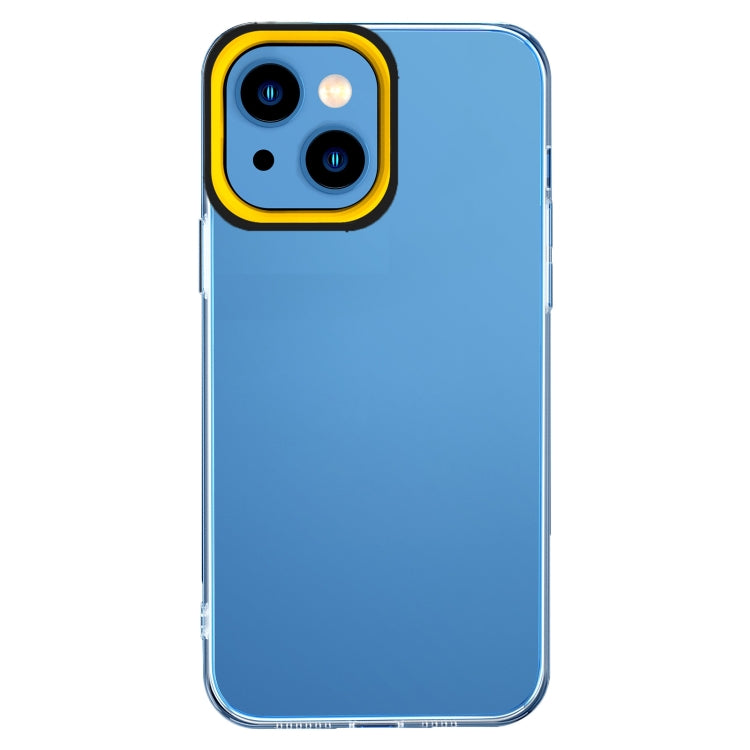 Case – Silicone, Transparent (iPhone 13 Pro Max) For iPhone 13 Black and Yellow