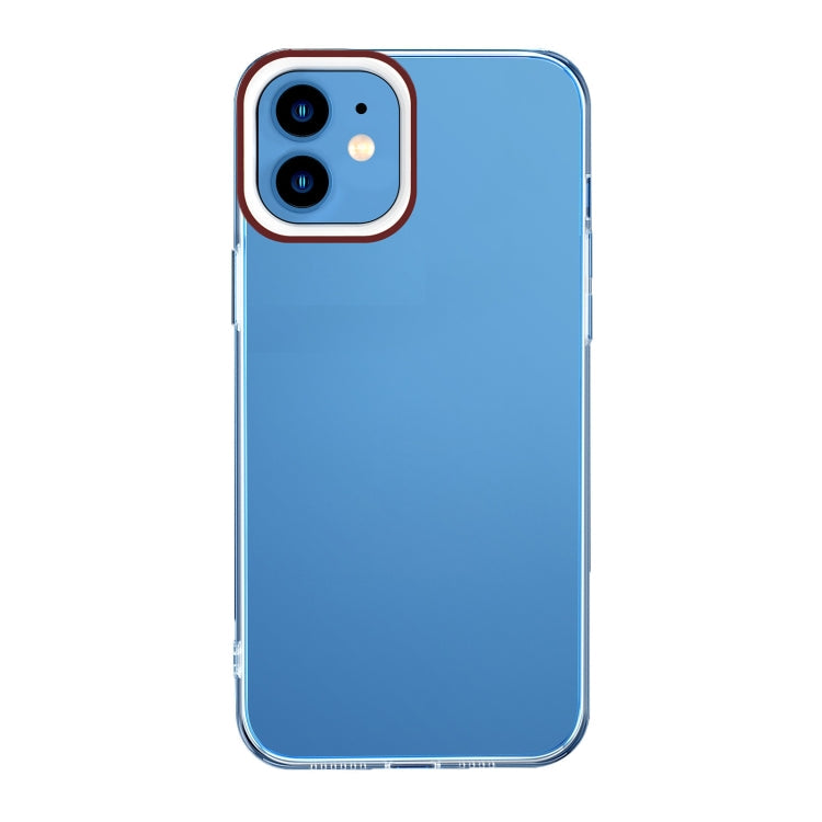 Case – Silicone, Transparent (iPhone 11 Pro) For iPhone 11 Wine Red and White
