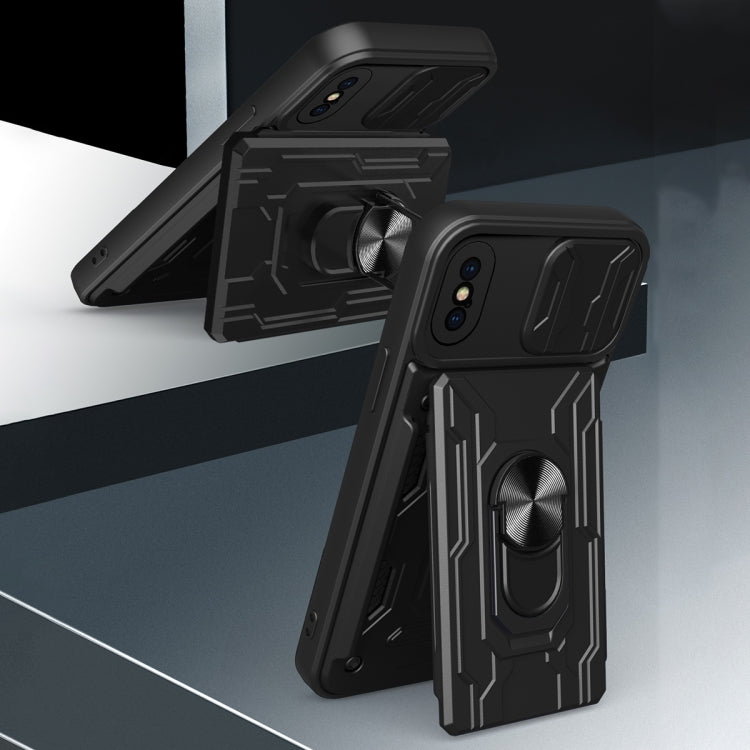 Sliding Camshield Card Phone Case, For iPhone X / XS, For iPhone XR,...