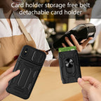 Sliding Camshield Card Phone Case, For iPhone X / XS, For iPhone XR,...