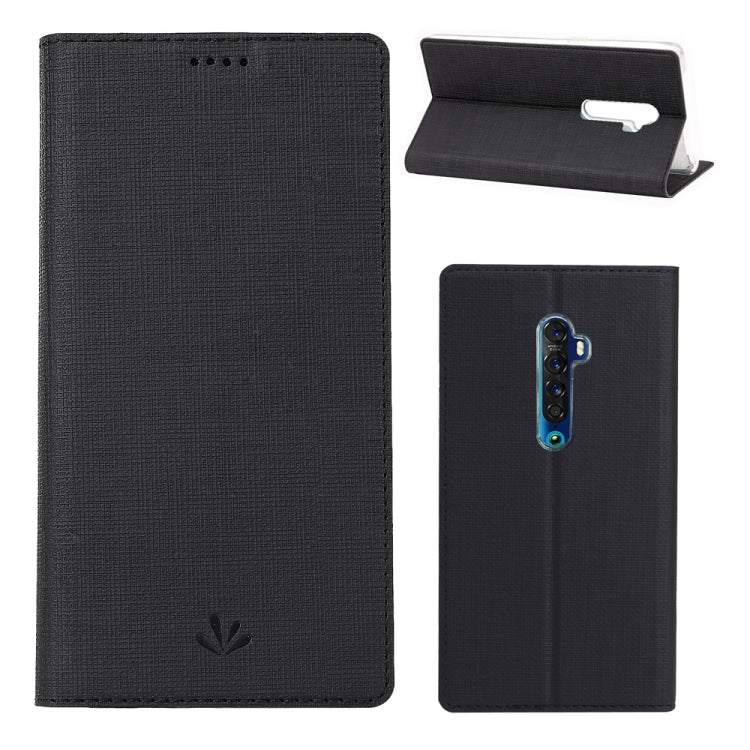 Magnet Horizontal Flip Shockproof TPU + PU Leather Protective Case Card Slot & Holder – Shockproof, Card Slot, Flip, For Asus ROG Phone II (ZS660KL), For Huawei Honor 9X & Honor 9X PremiumFingerprint Hole, For Huawei Honor 9X Pro & Honor 9X & Y9s For OPPO Reno 2Z & Reno 2F Black