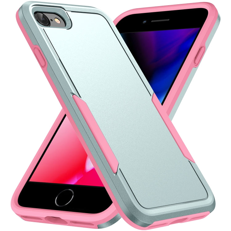 Armor Heavy Duty PC + TPU Phone Case, For iPhone SE 2022 / SE 2020 / 8... For iPhone SE 2022 SE 2020 8 7 Green Pink