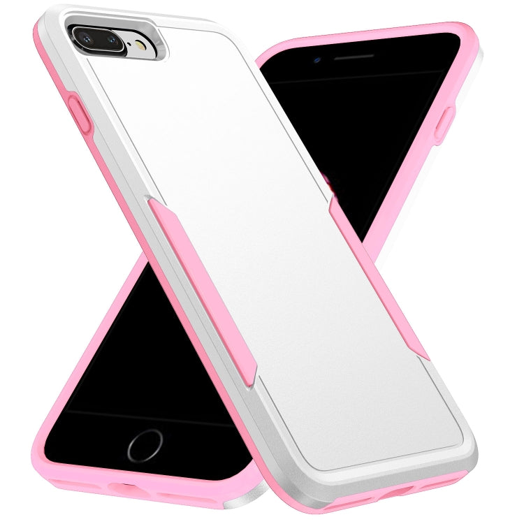 Armor Heavy Duty PC + TPU Phone Case, For iPhone SE 2022 / SE 2020 / 8... For iPhone 8 Plus 7 Plus White