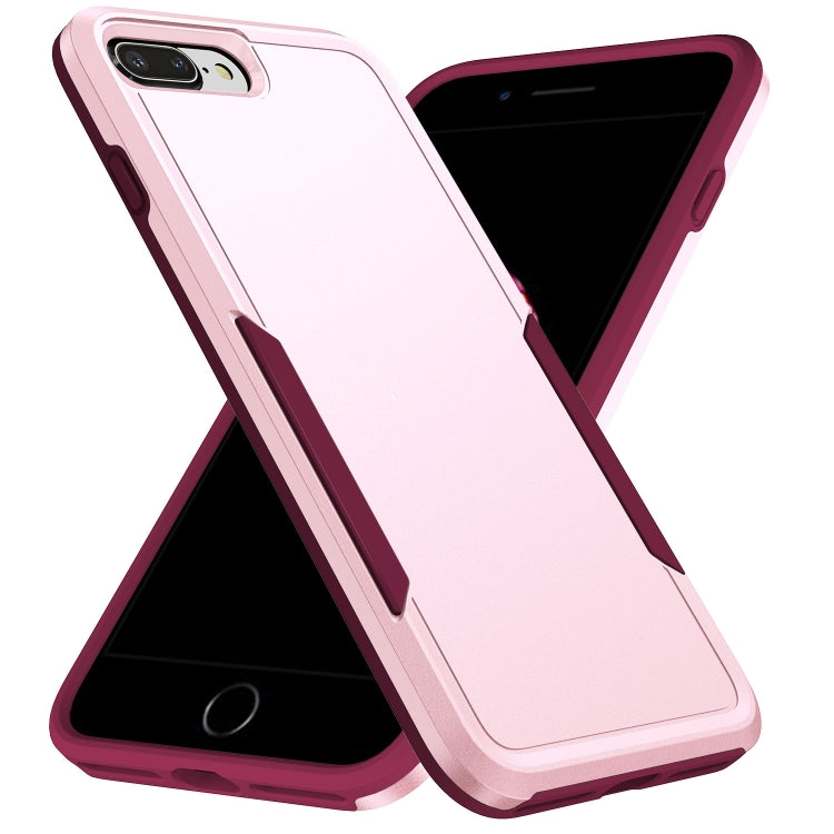 Armor Heavy Duty PC + TPU Phone Case, For iPhone SE 2022 / SE 2020 / 8... For iPhone 8 Plus 7 Plus Pink
