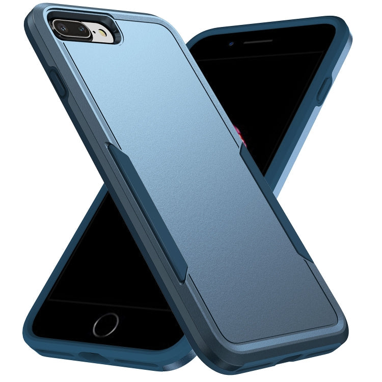 Armor Heavy Duty PC + TPU Phone Case, For iPhone SE 2022 / SE 2020 / 8... For iPhone 8 Plus 7 Plus Blue