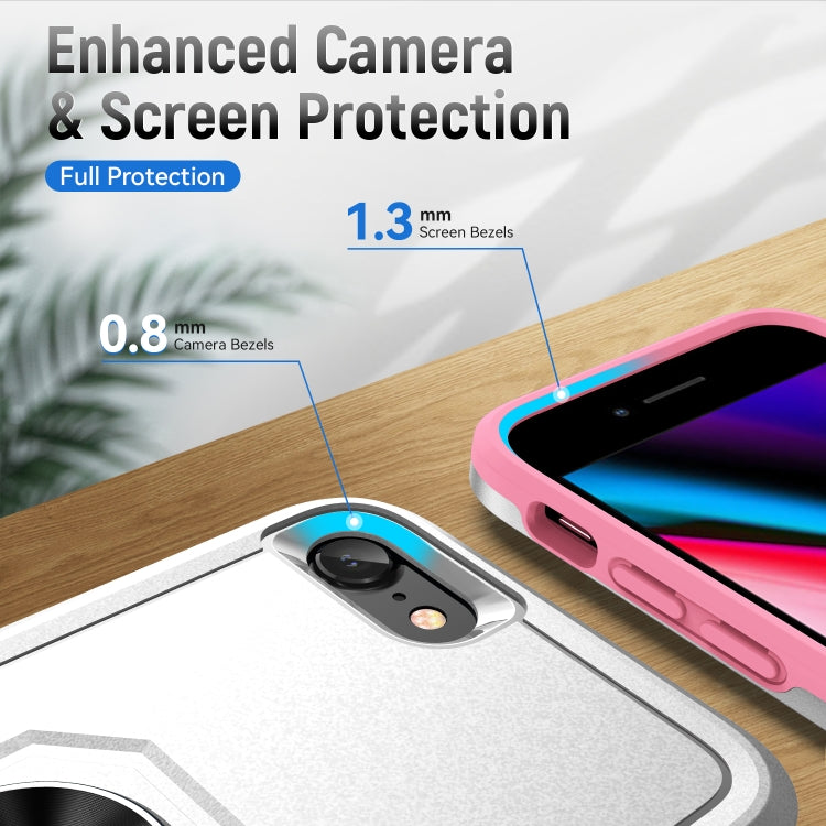 Armor Heavy Duty PC + TPU Holder Phone Case, For iPhone SE 2022 / SE...