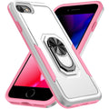 Armor Heavy Duty PC + TPU Holder Phone Case, For iPhone SE 2022 / SE... For iPhone SE 2022 SE 2020 8 7 White