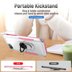 Armor Heavy Duty PC + TPU Holder Phone Case, For iPhone SE 2022 / SE...