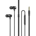 awei L1 Stereo Surround In-ear Wired Earphone, L1(Black), L1(Grey) L1(Black) Black