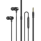 awei L1 Stereo Surround In-ear Wired Earphone, L1(Black), L1(Grey) L1(Black) Black