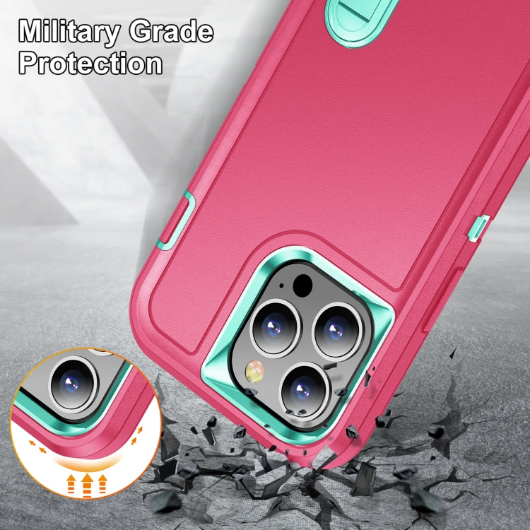 3 in 1 Rugged Holder Phone Case, For iPhone 13 Pro Max, For iPhone 12 /...