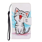 3D Colored Drawing Horizontal Flip PU Leather Case with Holder & Card Slots & Wallet, For Galaxy A51