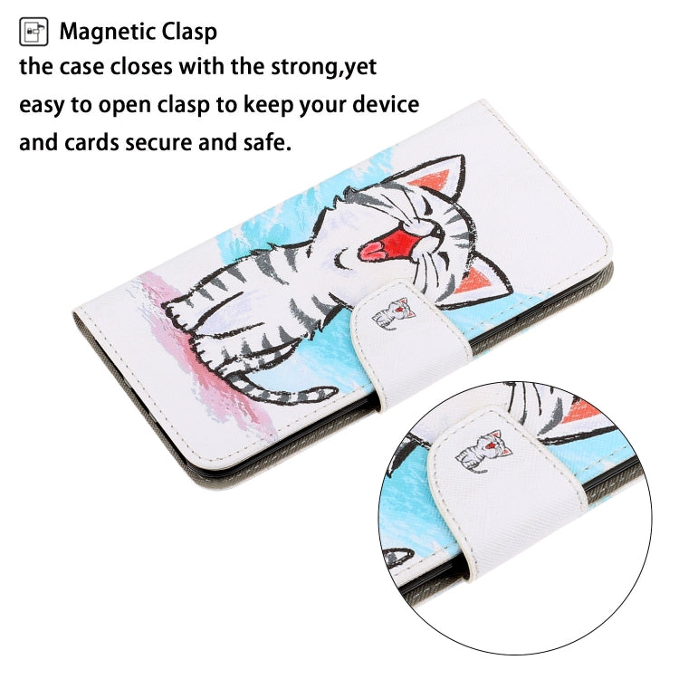 3D Colored Drawing Horizontal Flip PU Leather Case with Holder & Card Slots & Wallet, For Galaxy A51